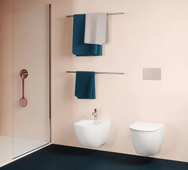 Bidet comoda sospeso bianco
